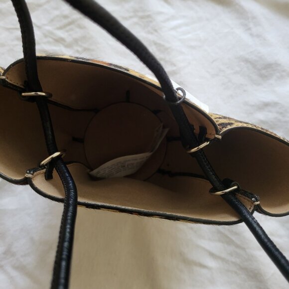 Zara leather bucket bag - Picture 2 of 5